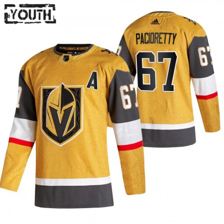 Vegas Golden Knights Hockeydrakt Max Pacioretty 67 2020-2021 Tredje Authentic - Barn